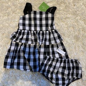 BNWT Kate Spade toddler summer dress with diaper cover